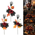 Black Pumpkin Branch Bouquet | Premium Halloween Decor Stems