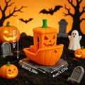 Ghost Ship Pumpkin Boat Decor | Premium Halloween Desk Piece